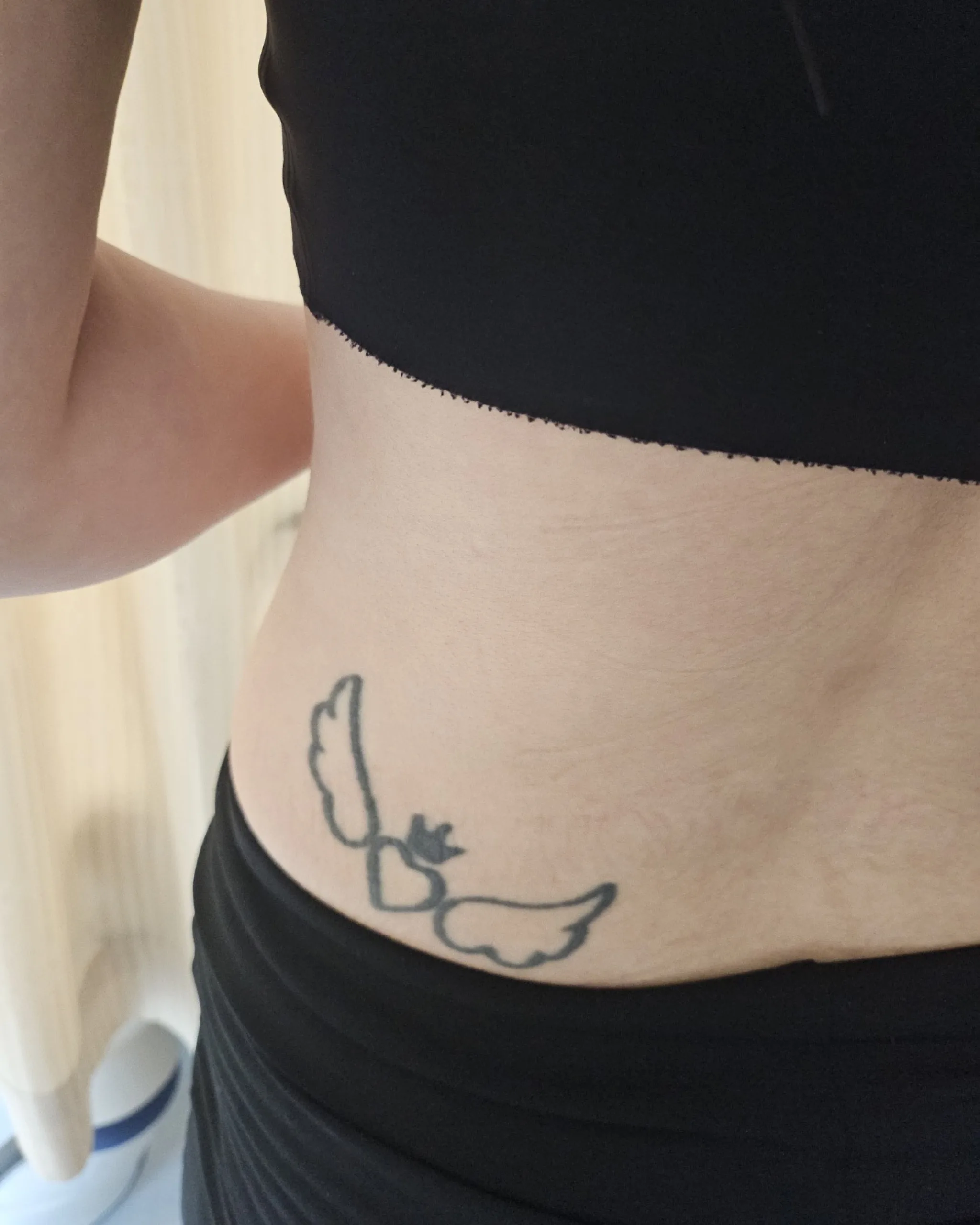 Pine Tree Cover-up — Pine tree tattoo detail