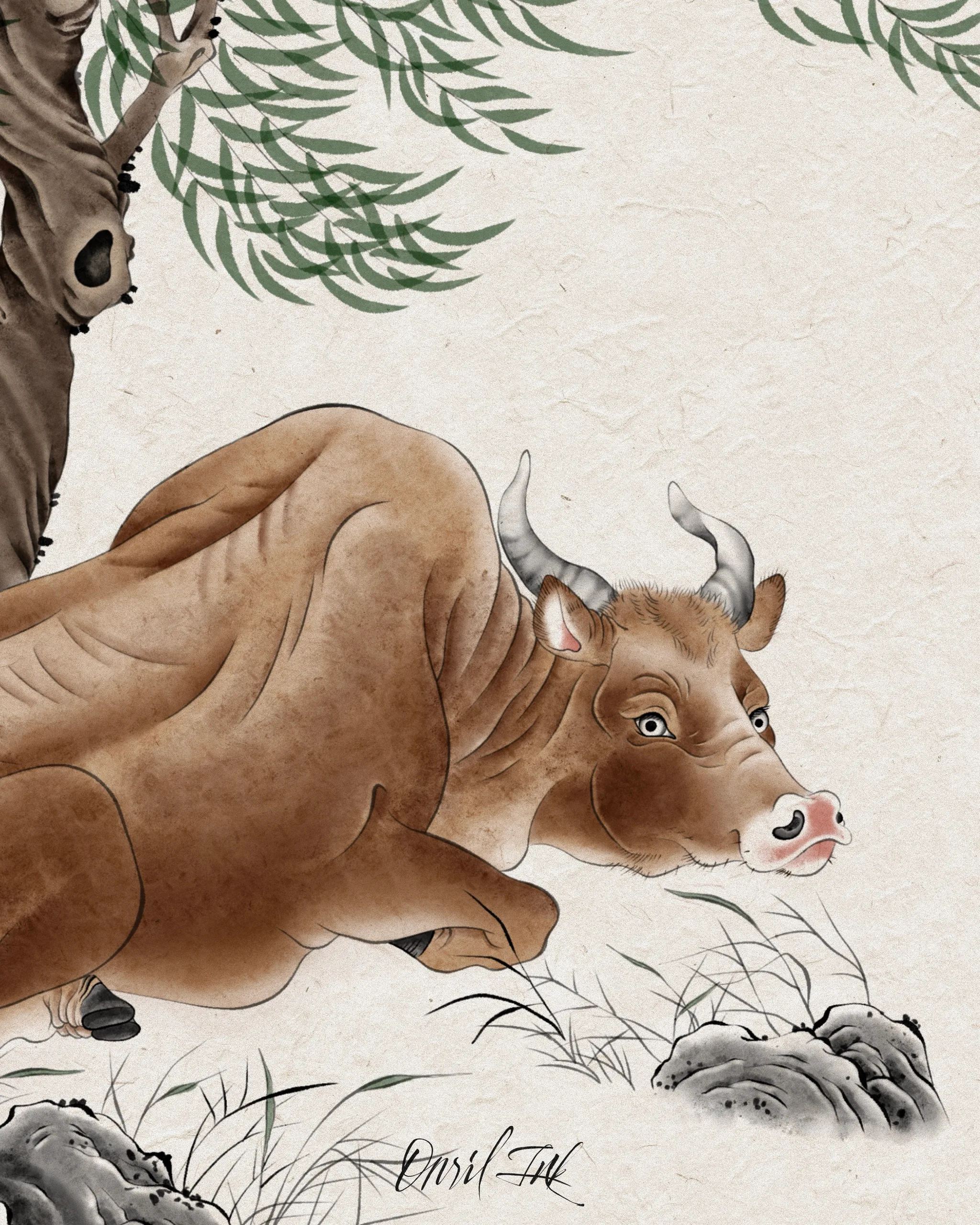 Willow & Ox — Willow tattoo detail