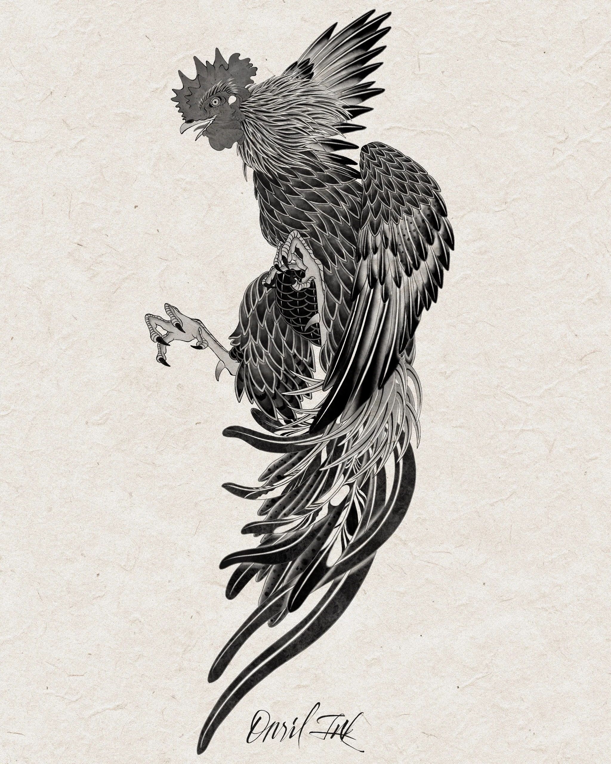 Fighting Rooster — mono variant
