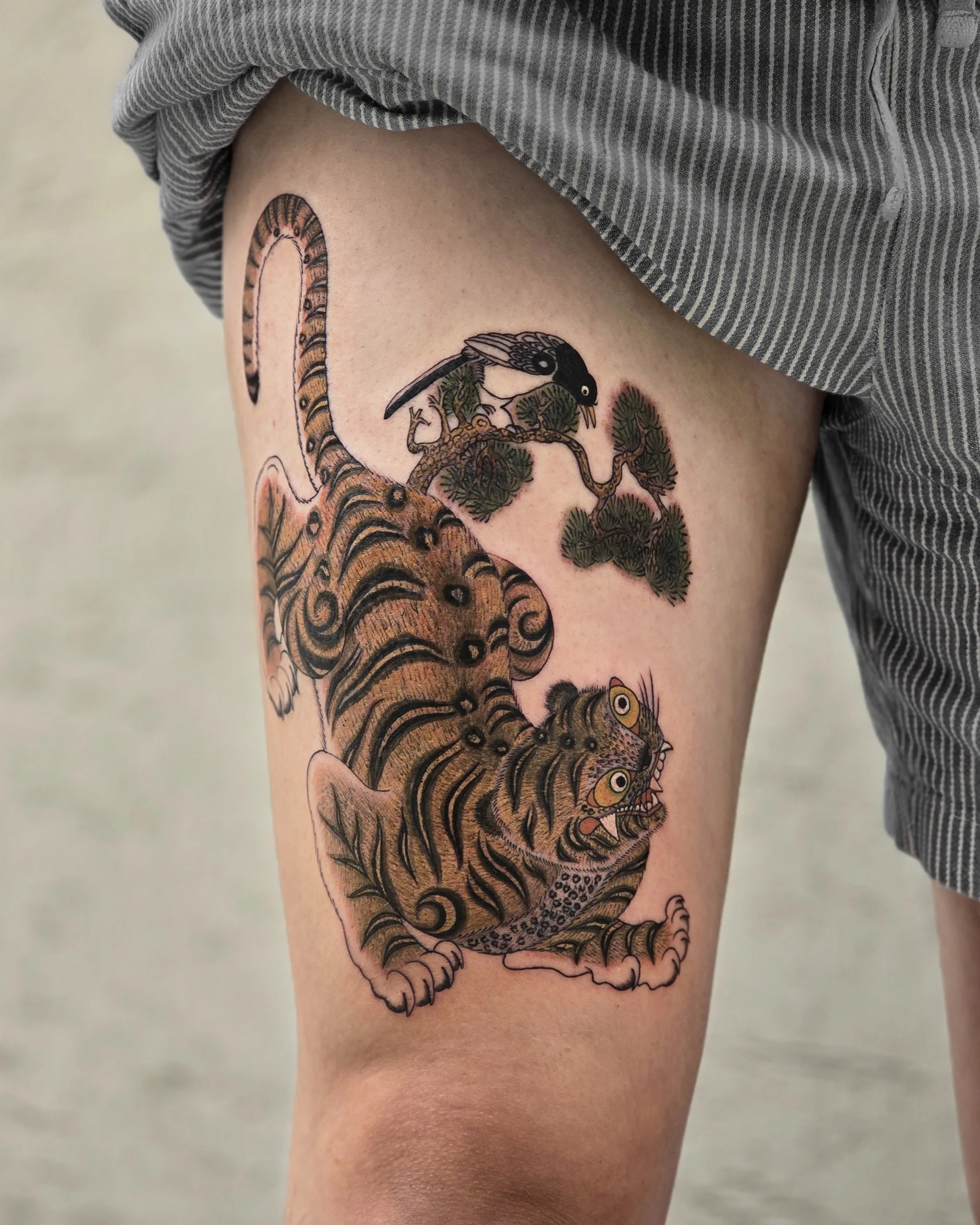 Hojakdo — on the skin