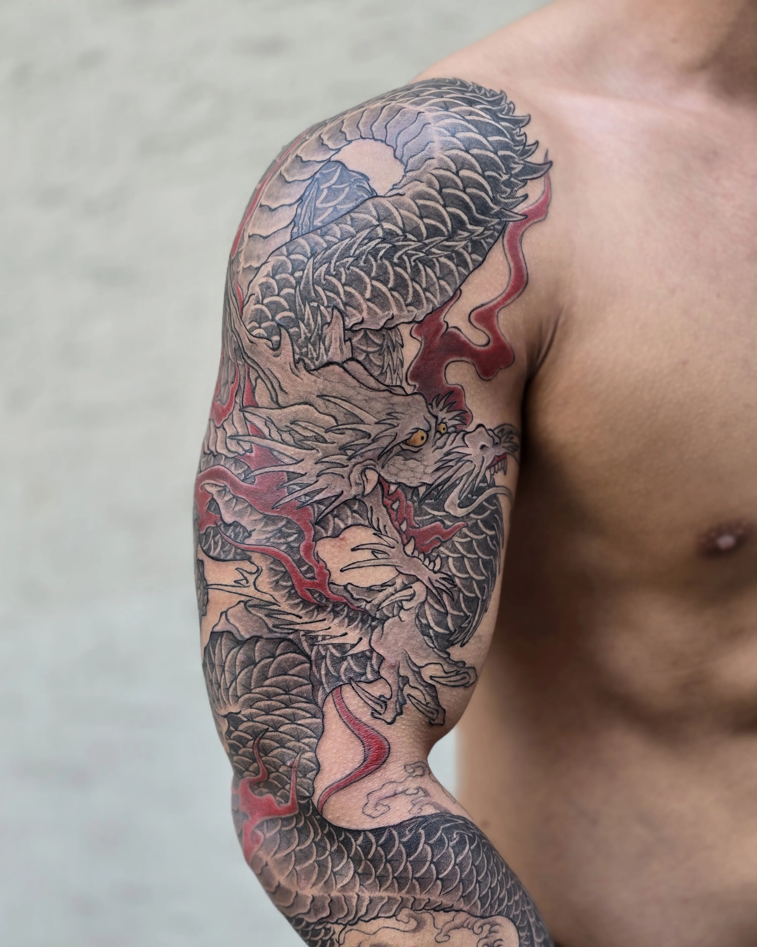 Dragon — Dragon tattoo on skin